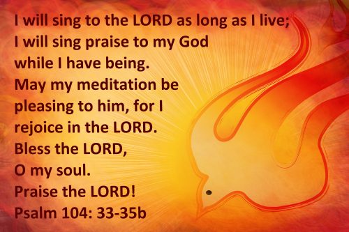 Holy Spirit, Psalm 104